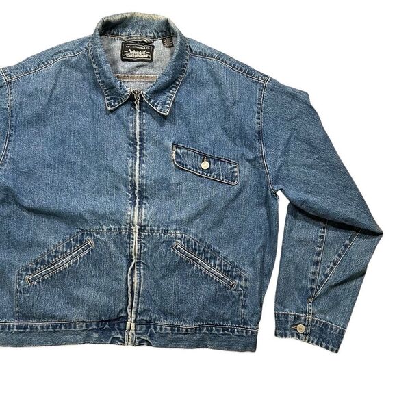 Vintage Levi’s Denim Part Trucker Jean Jacket Full Zip - Picture 2 of 4